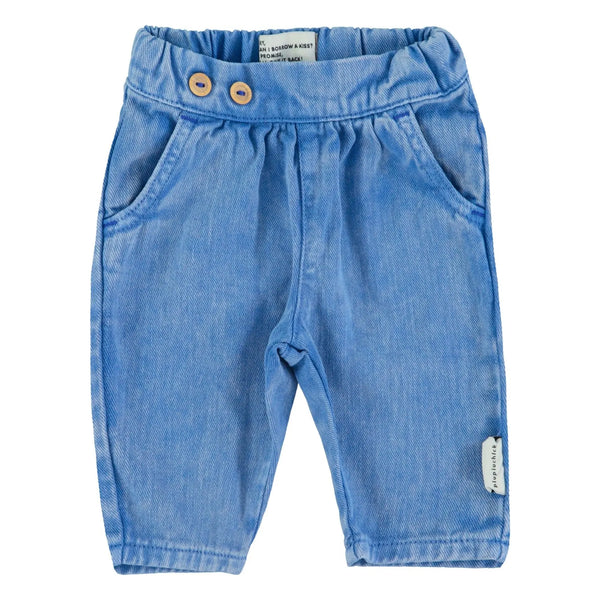 Piupiuchick - Baby trousers washed navy blue