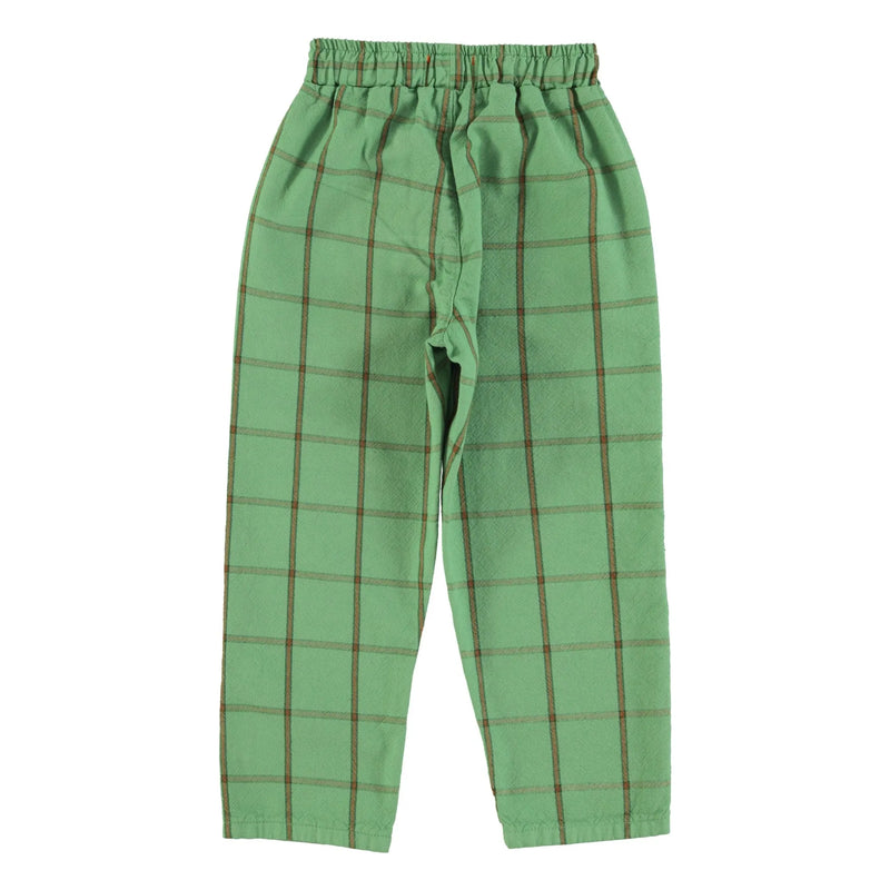 Piupiuchick - Unisex trousers  green checkered