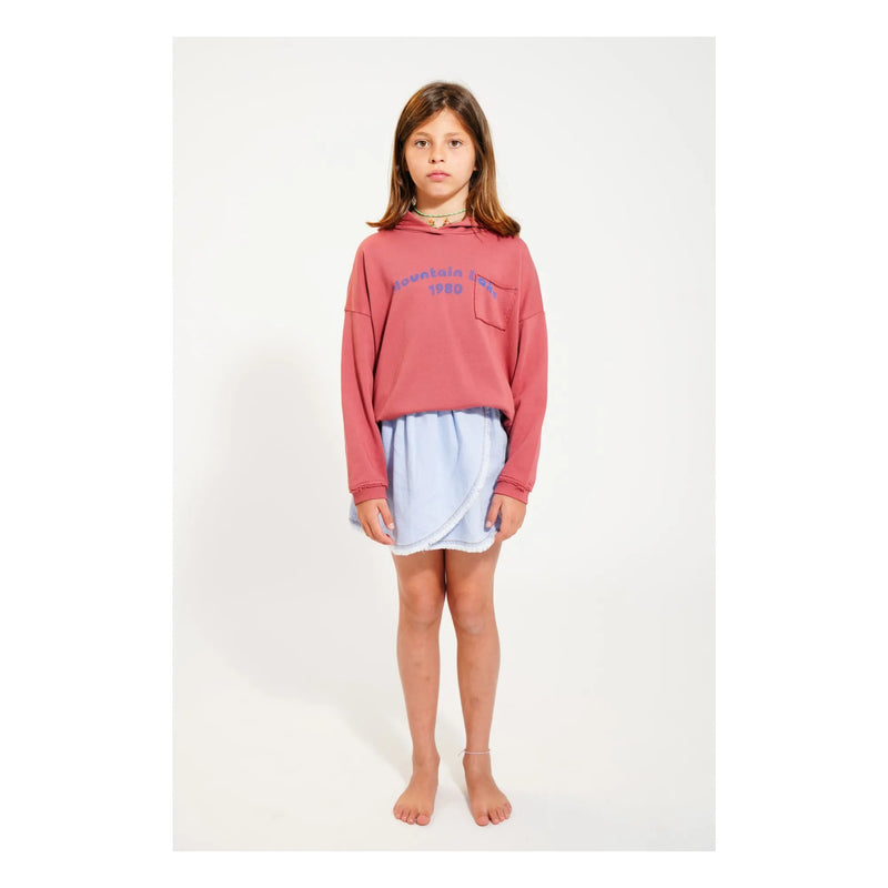 Piupiuchick - Short skirt light blue soft denim