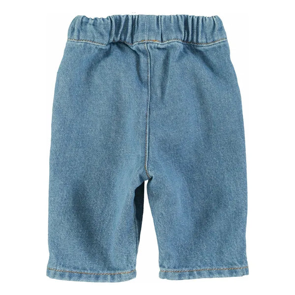Piupiuchick - Baby trousers - Washed navy denim