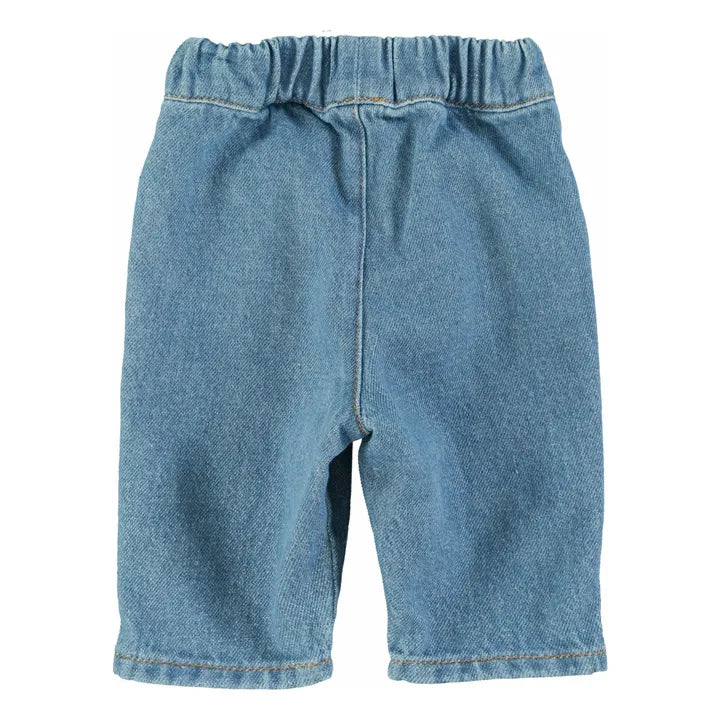 Piupiuchick - Baby trousers - Washed navy denim