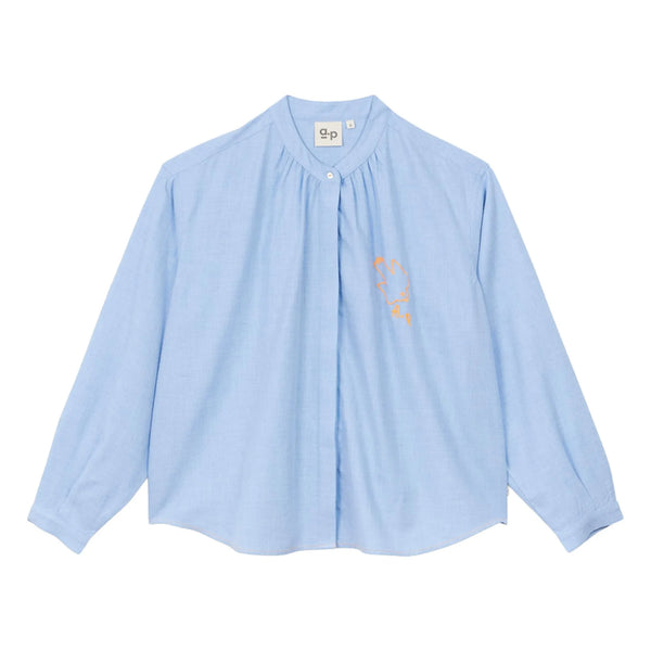 Arsène et les Pipelettes - Chemise femme broderie oiseaux H25WB40