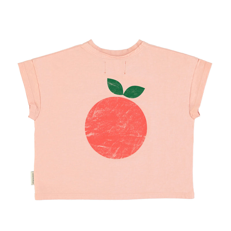 Piupiuchick - T-shirt rose clair avec imprimé "stay fresh"