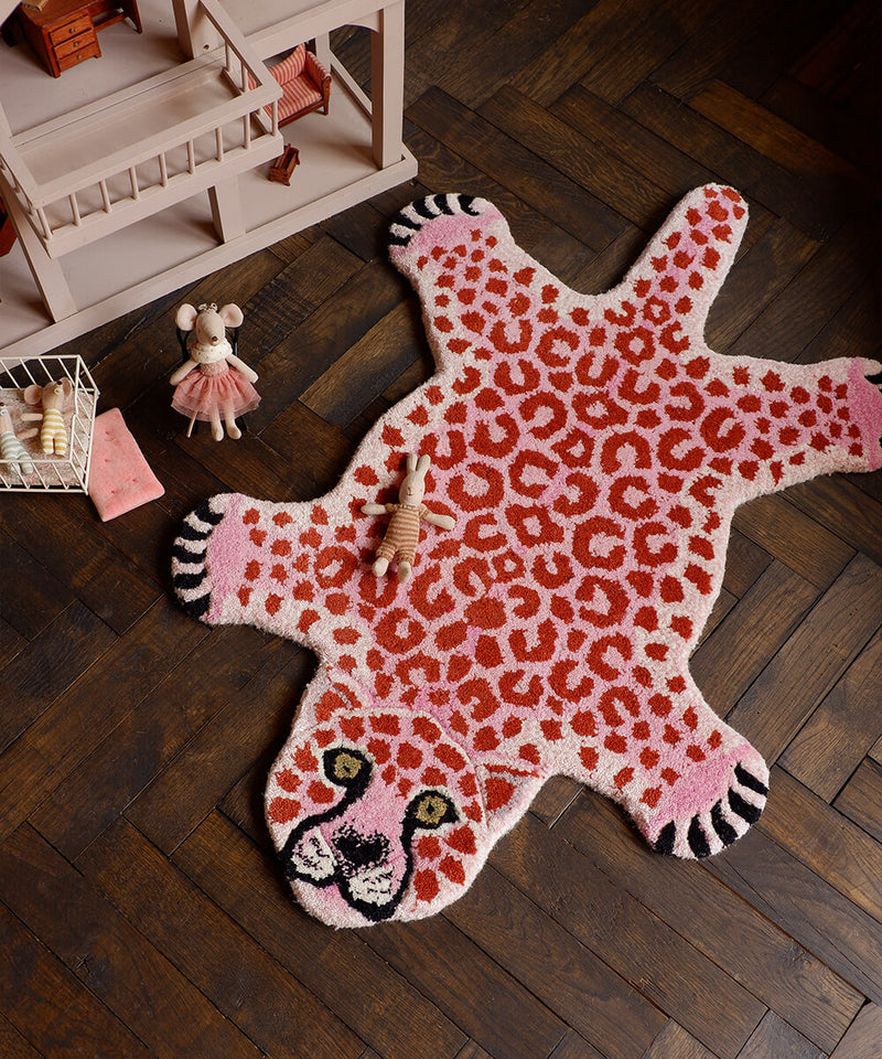 Doing Goods - Tapis Pinky Leopard Small