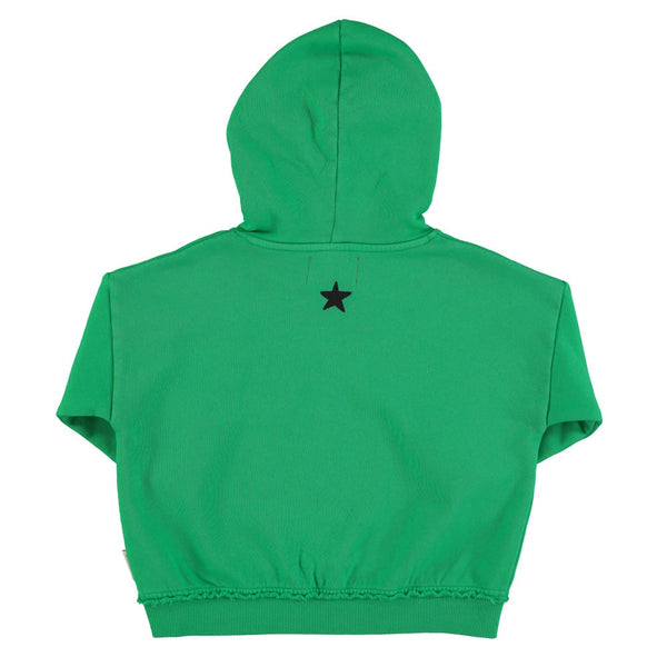 Piupiuchick - Hoodie Green w/ "cavalier" print