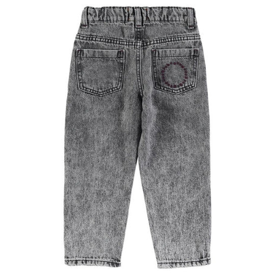 Piupiushick - Unisex trousers - Washed black denim