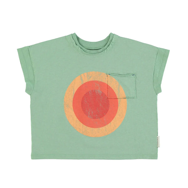 Piupiuchick - T-Shirt Imprimé cercle multicolore vert