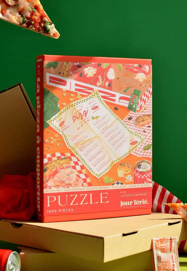 Jour Férié - La pizza à emporter - Puzzle 1000 pièces