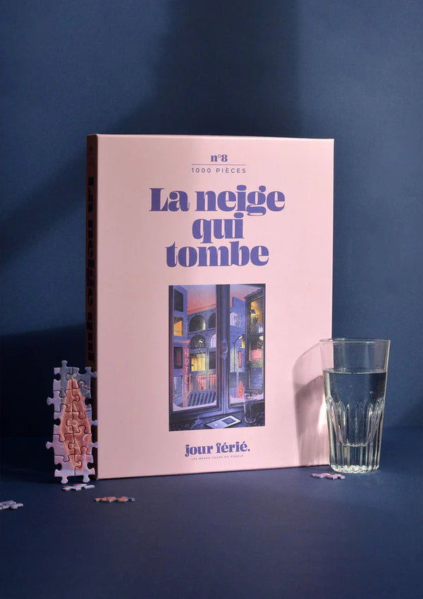 Jour Férié - Puzzle "La neige qui tombe"