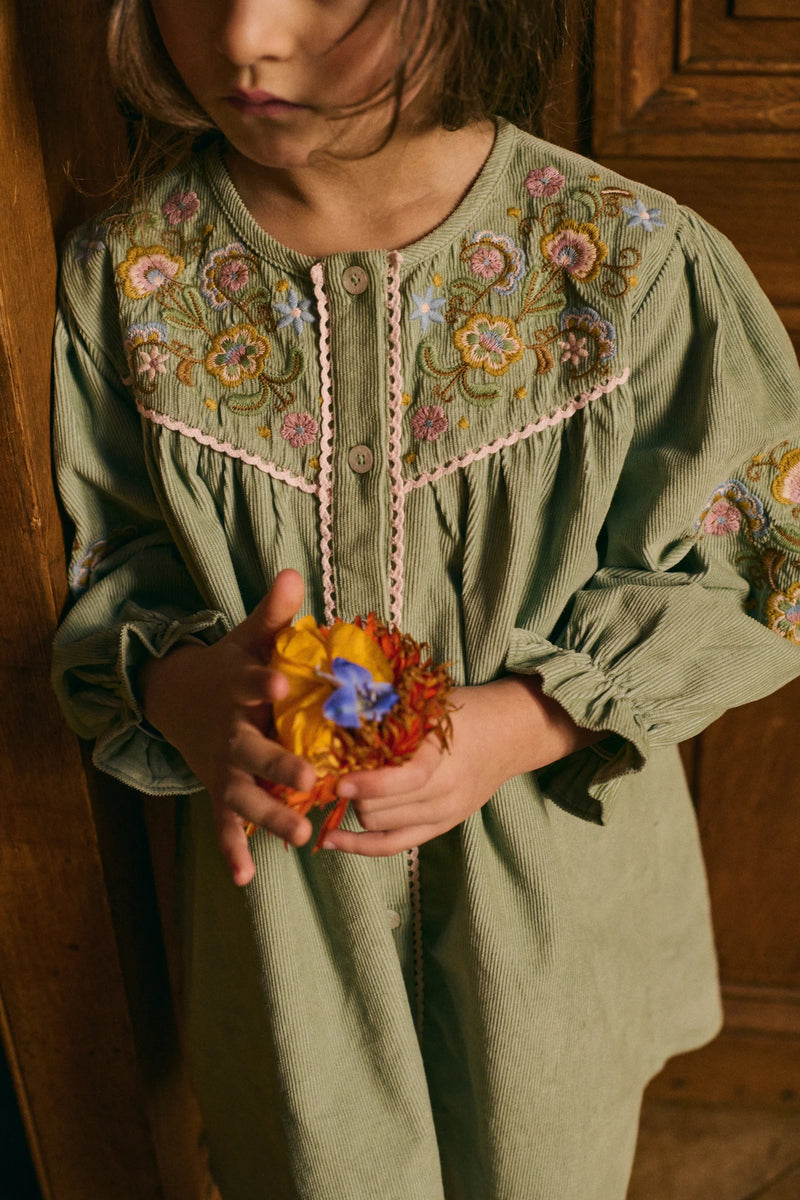 Louise Misha - Dress Floriane almond