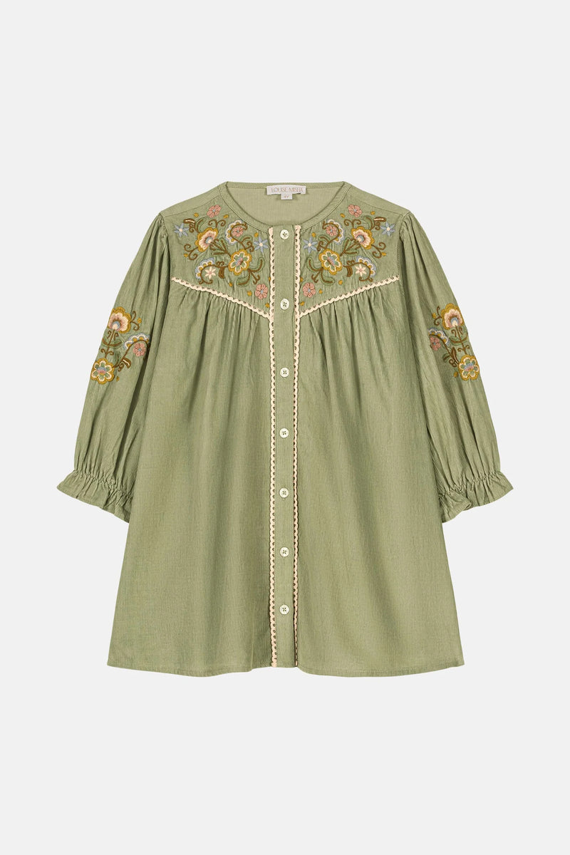 Louise Misha - Dress Floriane almond