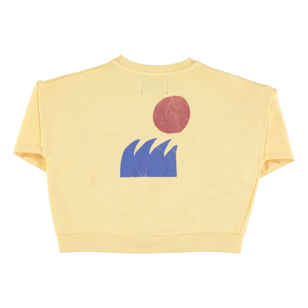 Piupiuchick - Sweatshirt - yellow w/ « united oceans » print
