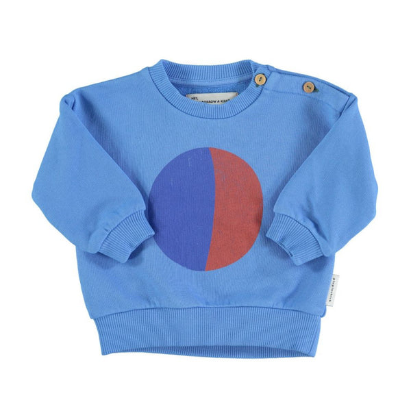 Piupiuchick - Sweatshirt - blue w/ multicolor circle print