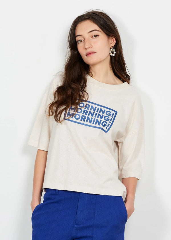 Arsène & les pipelettes - T-shirt Femme Morning ELOA