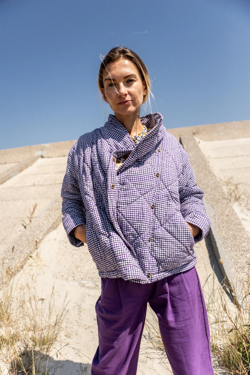 Apaches - Veste Femme Kapur Khadi violet