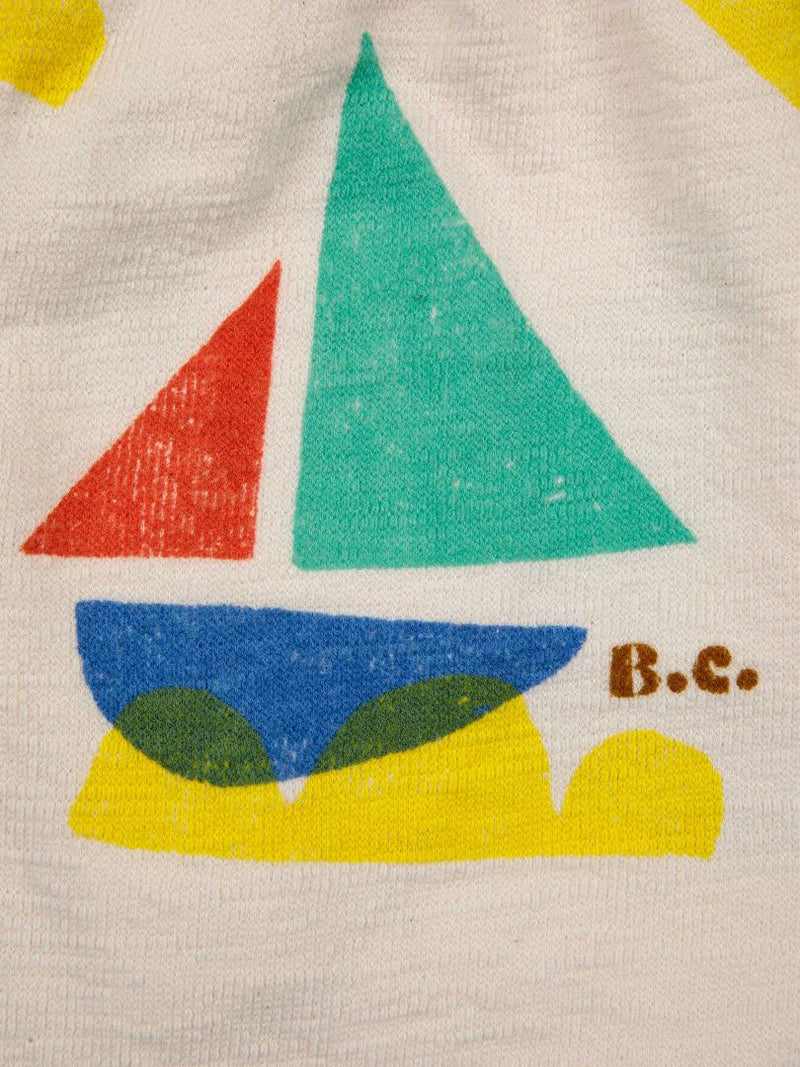 Bobo choses - Multicolor sail boat all over bermuda shorts