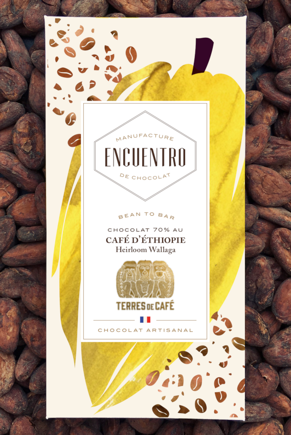 Encuentro - Tablette 70 % Guatemala - Café d'Éthiopie