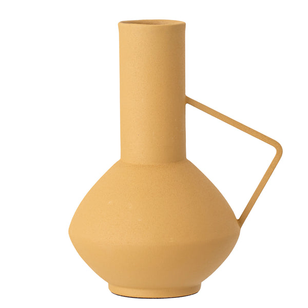 Bloomingville - Vase jaune en métal