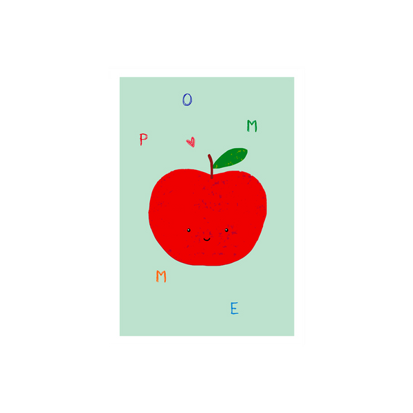 Affiche pommes  - Shandor