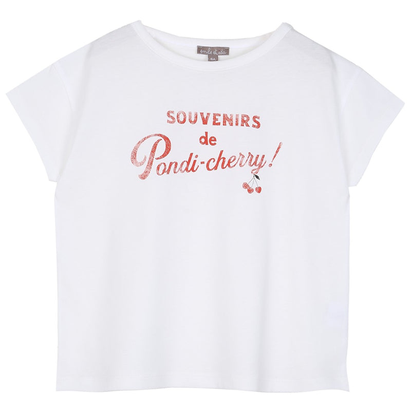Emile & Ida - Tee-shirt fille souvenirs de Pondi-cherry